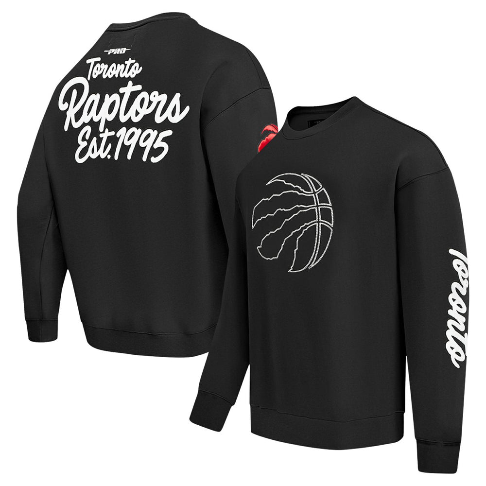 NBA - Toronto Raptors Pro Standard Paint the City Drop Shoulder Sweatshirt - Black