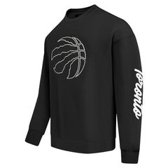 NBA - Toronto Raptors Pro Standard Paint the City Drop Shoulder Sweatshirt - Black