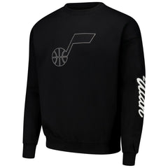 NBA - Utah Jazz Pro Standard Paint the City Drop Shoulder Sweatshirt - Black
