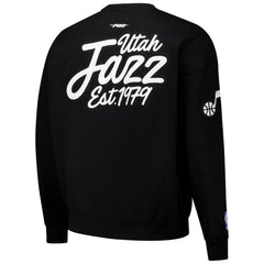 NBA - Utah Jazz Pro Standard Paint the City Drop Shoulder Sweatshirt - Black