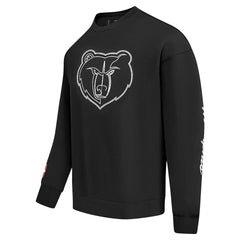 NBA - Memphis Grizzlies Pro Standard Paint the City Drop Shoulder Sweatshirt - Black