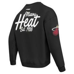 NBA - Miami Heat Pro Standard Paint the City Drop Shoulder Sweatshirt - Black