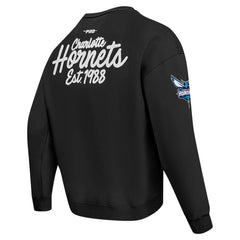 NBA - Charlotte Hornets Pro Standard Paint the City Drop Shoulder Sweatshirt - Black