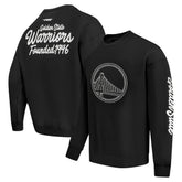 NBA - Golden State Warriors Pro Standard Paint the City Drop Shoulder Sweatshirt - Black