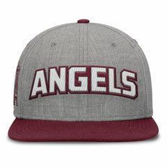 Los Angeles Angels Fanatics Elements Felt Chainstitch Snapback Hat Sale