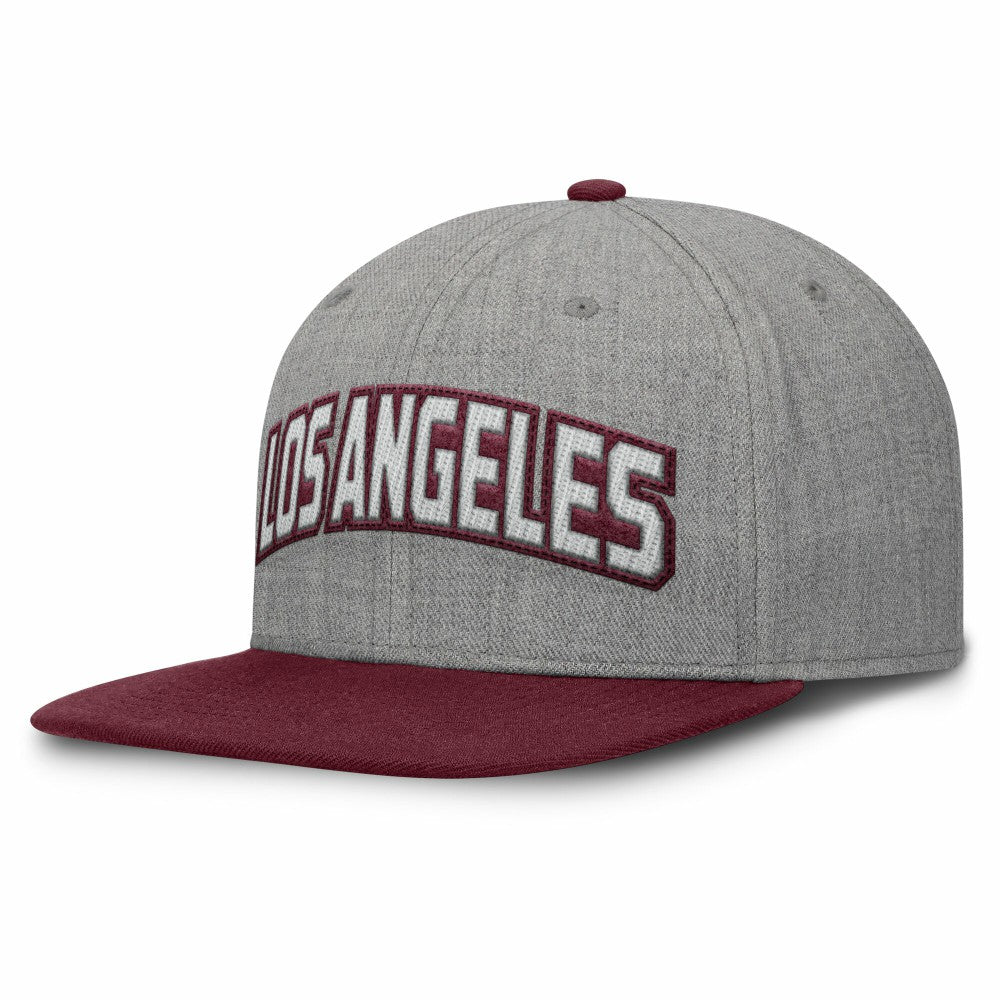 Los Angeles Dodgers Fanatics Elements Felt Chainstitch Snapback Hat Lifestyle