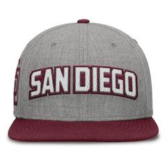 San Diego Padres Fanatics Elements Felt Chainstitch Snapback Hat Online