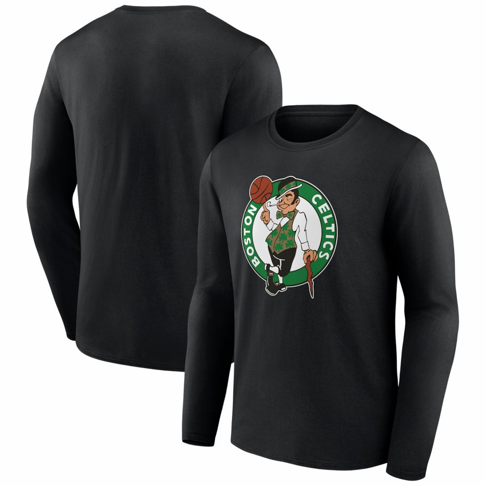 NBA - Boston Celtics Primary Logo Long Sleeve T-Shirt - Black