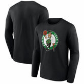 NBA - Boston Celtics Primary Logo Long Sleeve T-Shirt - Black