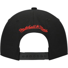 Washington Capitals Mitchell & Ness Core Team Script 2.0 Snapback Hat Black