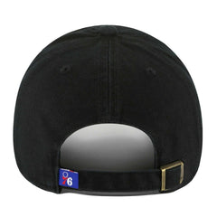 47 brand - Philadelphia 76ers '47 Core Logo Clean Up Adjustable Hat - Black