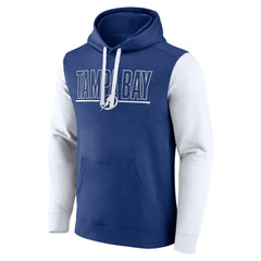 Tampa Bay Lightning - Logo Athletic Deliver Fleece Pullover Hoodie Blue