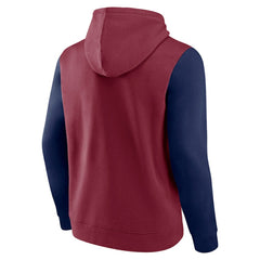Colorado Avalanche - Logo Athletic Deliver Fleece Pullover Hoodie Burgundy