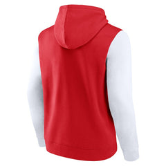 Detroit Red Wings - Logo Athletic Deliver Fleece Pullover Hoodie Red
