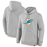Miami Dolphins Legacy Fleece Pullover Hoodie Heather Gray - Fanatics
