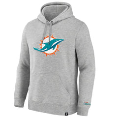 Miami Dolphins Legacy Fleece Pullover Hoodie Heather Gray - Fanatics