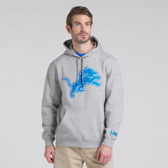 Detroit Lions Legacy Fleece Pullover Hoodie Heather Gray - Fanatics