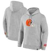 Cleveland Browns Legacy Fleece Pullover Hoodie Heather Gray - Fanatics
