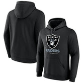 Las Vegas Raiders Team Lockup Pullover Hoodie Black - NFL