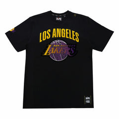 NBA - Los Angeles Lakers NBA x Two Hype Unisex Culture & Hoops T-Shirt - Black