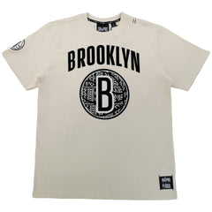 NBA - Brooklyn Nets NBA x Two Hype Unisex Culture & Hoops T-Shirt - Cream