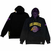 NBA - Los Angeles Lakers NBA x Two Hype Unisex Culture & Hoops Heavyweight Pullover Hoodie - Black