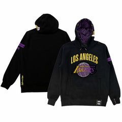NBA - Los Angeles Lakers NBA x Two Hype Unisex Culture & Hoops Heavyweight Pullover Hoodie - Black