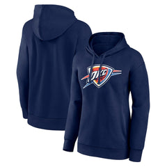 NBA - Oklahoma City Thunder Women's Primary Logo Pullover Hoodie - Navy