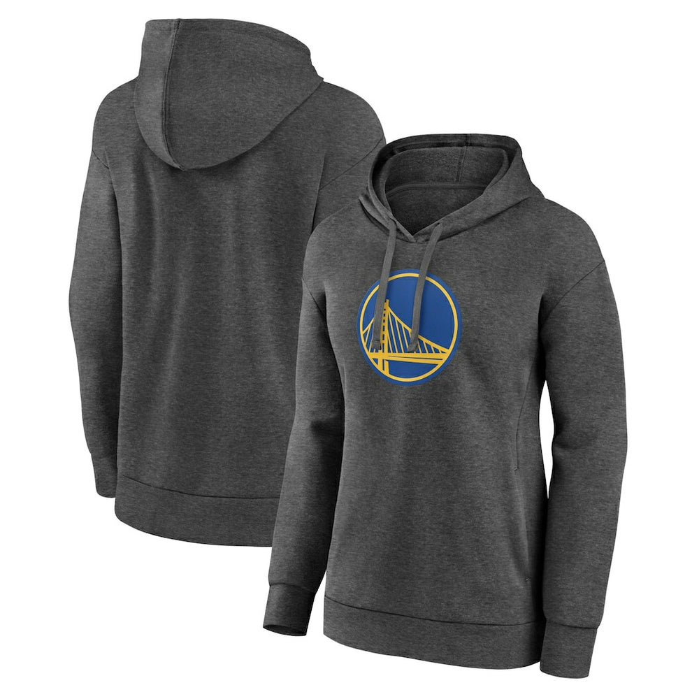 NBA - Golden State Warriors Women's Primary Logo Pullover Hoodie - Charcoal