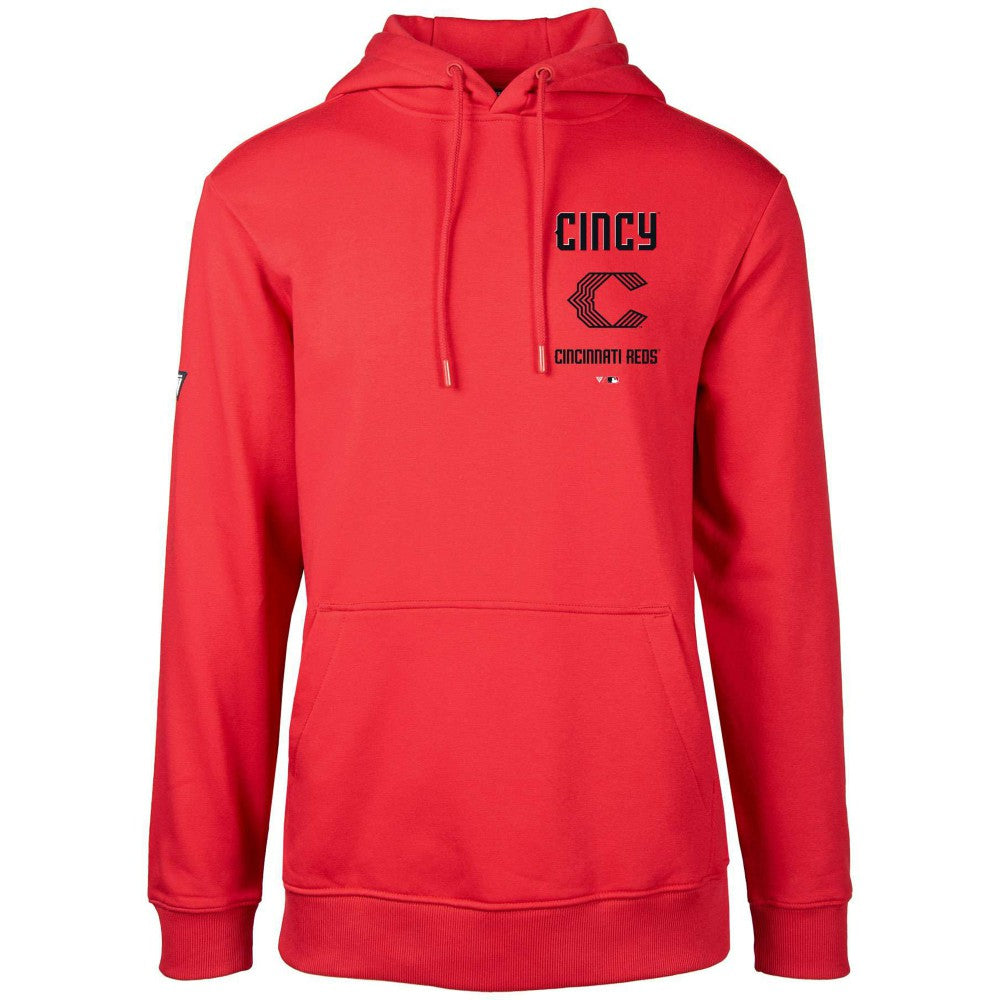 Cincinnati Reds Levelwear City Connect Podium Baseline Pullover Hoodie Clearance