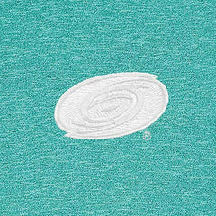 Carolina Hurricanes - Antigua White Logo Hunk Quarter-Zip Pullover Heather Aqua