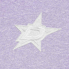 Dallas Stars - Antigua White Logo Hunk Quarter-Zip Pullover Lavender