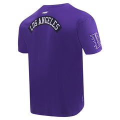 NBA - Los Angeles Lakers Pro Standard Made To Play Drop Shoulder T-Shirt - Purple