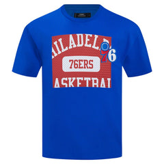 NBA - Philadelphia 76ers Pro Standard Made To Play Drop Shoulder T-Shirt - Royal