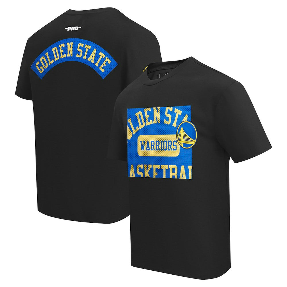 NBA - Golden State Warriors Pro Standard Made To Play Drop Shoulder T-Shirt - Black