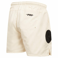 NBA - Brooklyn Nets Pro Standard Triple Tonal Woven Shorts - Cream