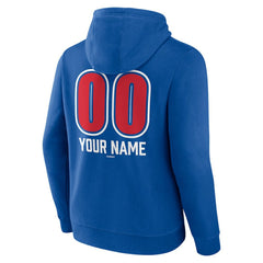 Chicago Cubs Personalized Name & Number Fastball Pullover Hoodie Online