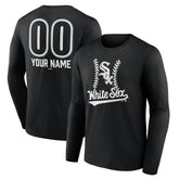 Chicago White Sox Personalized Name & Number Fastball Long Sleeve T-Shirt Near Me