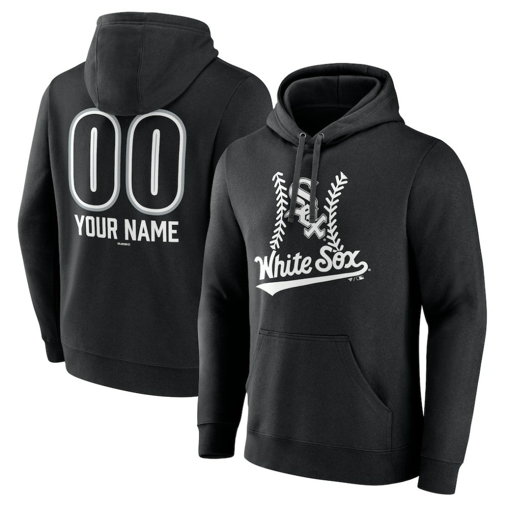 Chicago White Sox Personalized Name & Number Fastball Pullover Hoodie discount