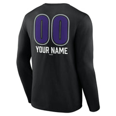 Colorado Rockies Personalized Name & Number Fastball Long Sleeve T-Shirt Online