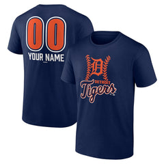 Detroit Tigers Personalized Name & Number Fastball T-Shirt Sale