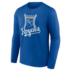Kansas City Royals Personalized Name & Number Fastball Long Sleeve T-Shirt Online