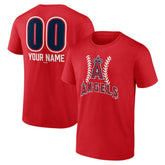 Los Angeles Angels Personalized Name & Number Fastball T-Shirt Sale