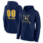 Milwaukee Brewers Women's Personalized Name & Number Fastball Pullover Hoodie for sale