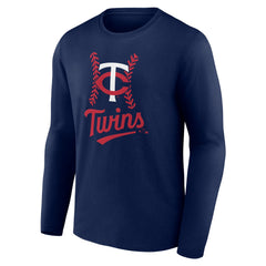Minnesota Twins Personalized Name & Number Fastball Long Sleeve T-Shirt Sale