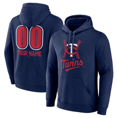 Minnesota Twins Personalized Name & Number Fastball Pullover Hoodie On Sale