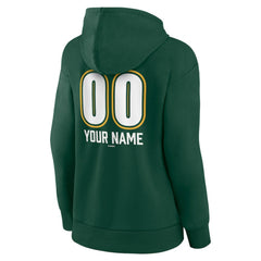 Athletics Women's Personalized Name & Number Fastball Pullover Hoodie Lifestyle