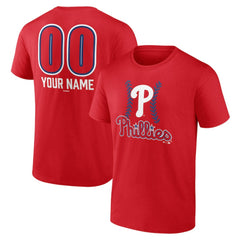 Philadelphia Phillies Personalized Name & Number Fastball T-Shirt Sale