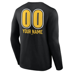 Pittsburgh Pirates Personalized Name & Number Fastball Long Sleeve T-Shirt On Sale