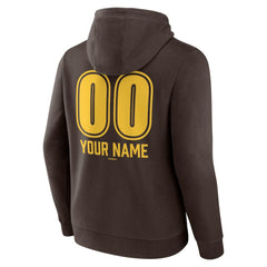 San Diego Padres Personalized Name & Number Fastball Pullover Hoodie Lifestyle